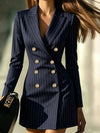 Rochie Sacou cu Dungi
