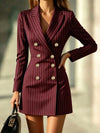 Rochie Sacou cu Dungi