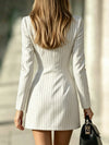 Rochie Sacou cu Dungi