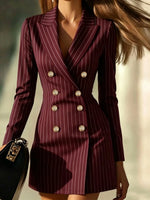 Rochie Sacou cu Dungi