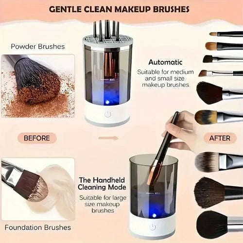 Dispozitiv Electric Curățare Pensule Machiaj